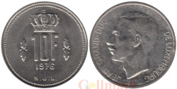 Люксембург. 10 франков 1976 год. Великий герцог Жан.