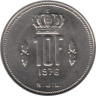  Люксембург. 10 франков 1976 год. Великий герцог Жан. 
