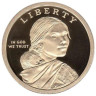  США. 1 доллар Сакагавея 2013 год. Договор с Делаварами 1778 года. (S) 
