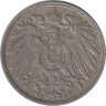  Германская империя. 10 пфеннигов 1907 год. (E) 