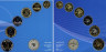  Литва. Набор разменных монет 2014 год. (6 штук и жетон в буклете) 