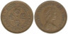  Гонконг. 50 центов 1980 год. Королева Елизавета II. 