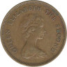  Гонконг. 50 центов 1980 год. Королева Елизавета II. 