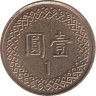  Тайвань. 1 доллар 2009 год. Чан Кайши. 