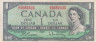  Бона. Канада 1 доллар 1954 год. Елизавета II. (VF) 