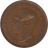  Великобритания. 1 пенни 1940 год. 