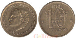 Швеция. 10 крон 1992 год.