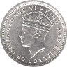  Малайя. 5 центов 1943 год. 