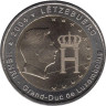  Люксембург. 2 евро 2004 год. Портрет и монограмма герцога Люксембурга Анри Нассау. 