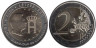  Люксембург. 2 евро 2004 год. Портрет и монограмма герцога Люксембурга Анри Нассау. 