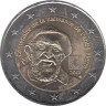  Франция. 2 евро 2012 год. 100 лет со дня рождения аббата Пьера. 