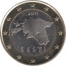  Эстония. 1 евро 2011 год. 