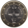  Кипр. 1 евро 2011 год. Помосский идол. 