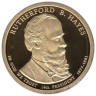  США. 1 доллар 2011 год. 19-й президент Ратерфорд Хейз (1877-1881). (S) 