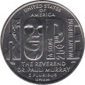  США. 25 центов 2024 год. 11-я монета. Американские женщины - Паули Мюррей. (P) 