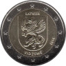 Латвия. 2 евро 2016 год. Историческая область Видземе. 