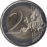  Франция. 2 евро 2021 год. 75 лет ЮНИСЕФ. 