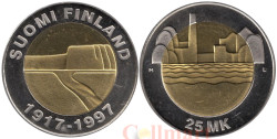 Финляндия. 25 марок 1997 год. 80 лет Независимости.