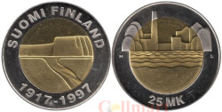 Финляндия. 25 марок 1997 год. 80 лет Независимости.
