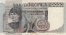  Бона. Италия 10000 лир 1978 год. Портрет мужчины. (G-VG- разрывы) 