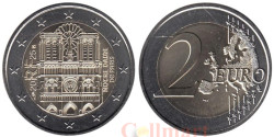 Франция. 2 евро 2025 год. Собор Парижской Богоматери.