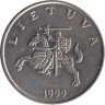  Литва. 1 лит 1999 год. 