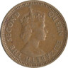  Гонконг. 5 центов 1965 год. Королева Елизавета II. 