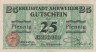  Бона. Германия. Арвайлер 25 пфеннигов 1918 год. Нотгельд. (VF) 