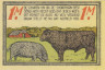  Бона. Германия. Зет 1 марка 1921 год. Нотгельд. (XF) 