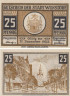 Бона. Германия. Вунсторф 25 пфеннигов 1922 год. Нотгельд. (XF) 