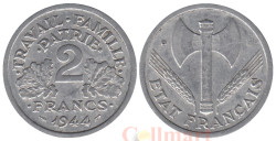 Франция. 2 франка 1944 год. Режим Виши. (B)