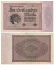  Бона. Веймарская республика 100.000 марок 1923 год. Кауфман (Купец) Георг Гизе. (8-значный серийный номер) (VF) 