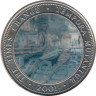  Сомали. 250 шиллингов 2001 год. Времена меняются - Клод Моне, Купальщицы в Ла Гренуэре. 