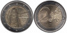  Португалия. 2 евро 2013 год. 250 лет башне Клеригуш. 