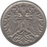  Австрия. 10 геллеров 1909 год. 
