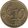  Германия. 10 евроцентов 2003 год. Бранденбургские ворота. (A) 