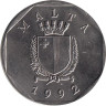  Мальта. 50 центов 1992 год. Девясил. 