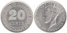  Малайя. 20 центов 1943 год. 