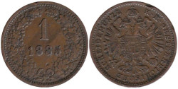 Австрия. 1 крейцер 1885 год.