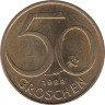  Австрия. 50 грошей 1988 год. 