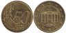  Германия. 50 евроцентов 2006 год. Бранденбургские ворота. (D) 
