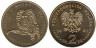  Польша. 2 злотых 2002 год. Август II Сильный (1697-1706; 1709-1733). 