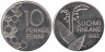  Финляндия. 10 пенни 1995 год. Ландыш. 