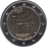  Мальта. 2 евро 2022 год. Доисторические места Мальты - Хал-Сафлиени Гипогей. 