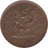  ЮАР. 2 цента 1974 год. Антилопа Гну. 