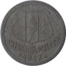 Германия. Кайзерслаутерн. 10 пфеннигов 1917 год. Нотгельд, цинк. 