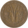  Французская Западная Африка. 10 франков 1956 год. Канна (антилопа). 