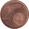  Испания. 2 евроцента 2009 год. 