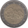  Финляндия. 2 евро 2007 год. Морошка. 