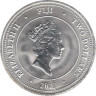  Фиджи. 2 доллара 2012 год. Черепаха Таку. 